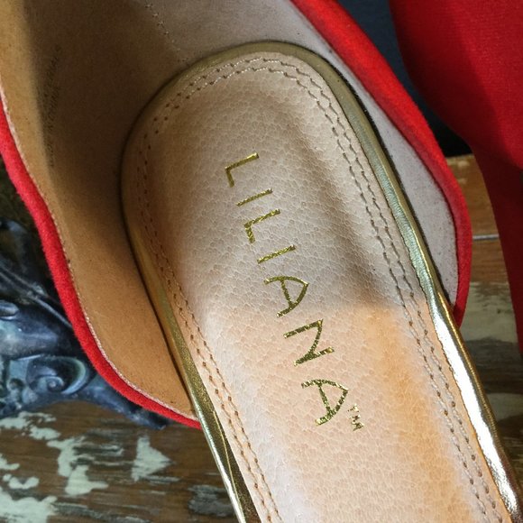 Liliana stiletto pointy toe suede pom pom heels - Picture 11 of 11